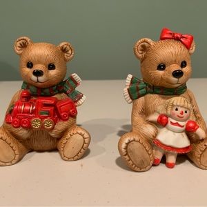 Christmas Bear Figurines